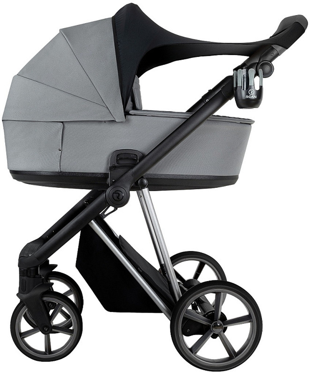 Детская коляска Roan Sol Vintage Luxury 2.0 2 в 1 VIN 01/BT Blue Tea/Blue Tea/руч.Grey/к.Grey