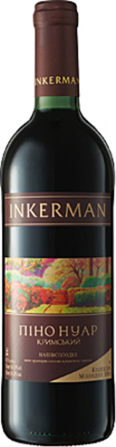 Вино Инкерман Пино Нуар красное полусладкое 0,75л