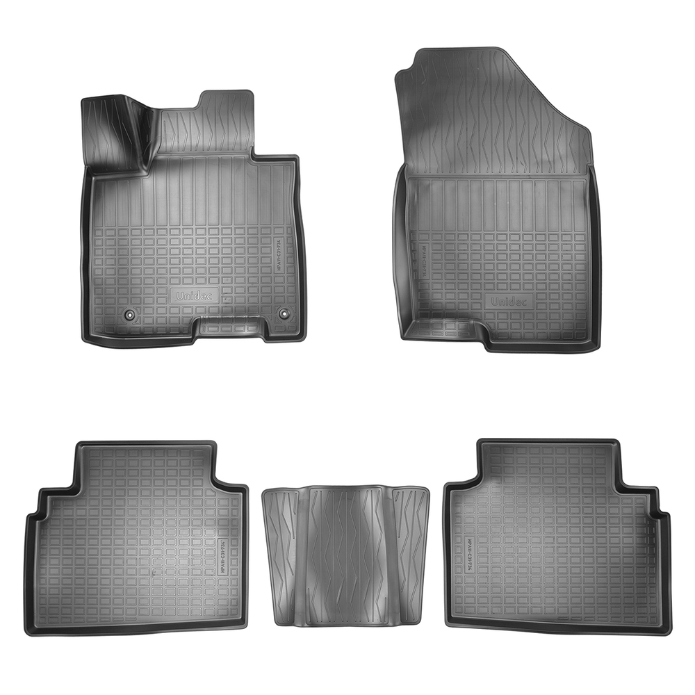 Ковры в салон Norplast/Unidec для Hyundai Tucson IV (2021-), Черный, арт.NPA11-C31-734