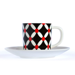 Чашка для эспрессо с блюдцем remember, elise, 75 мл