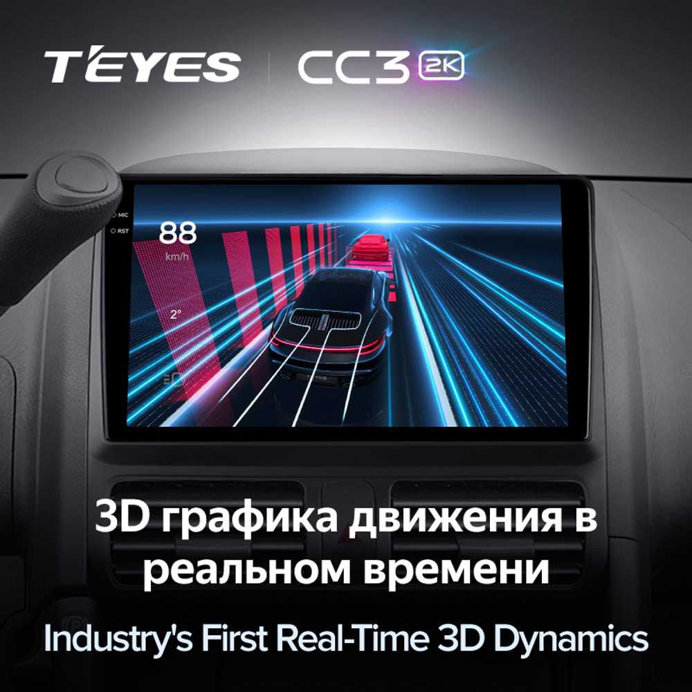 Teyes CC3 2K 9"для Honda CR-V 2 2001-2006