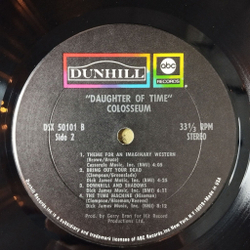 Винтажная виниловая пластинка LP Colosseum Daughter Of Time (USA 1970)