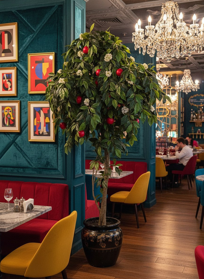 Дерево Яблоня 280см в кашпо