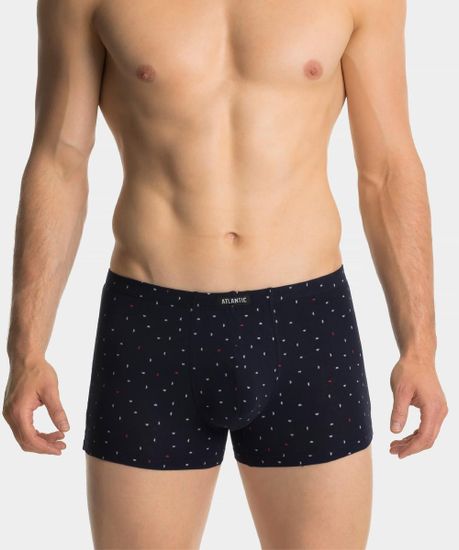 Трусы мужские боксеры (3шт), Atlantic 3MH-163, изумрудный + темно-синий+ темно-синий