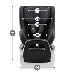 Детское автокресло Britax Roemer Dualfix Pro Classic Deep Black