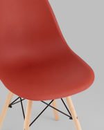 Стул Eames Style DSW терракотовый (разборный каркас)