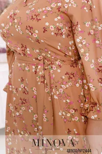 Платье 2444-бежевый Minova