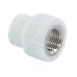 Муфта PP-R комбинированная белая Дн 25х1" ВР VALFEX 10129225
