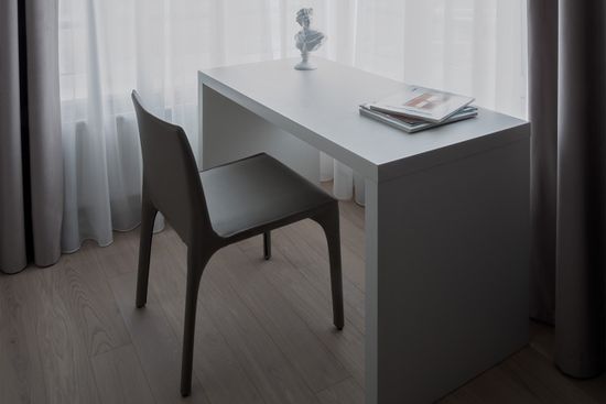 160KD-80060 Стул обеденный экокожа бежевый 56*48*81см