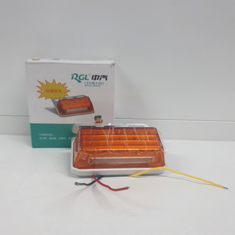 12V - Оранжевый (1 шт.) / Светодиодный габарит, катафот, боковой, 12 вольт., оранжевый (1 шт.)