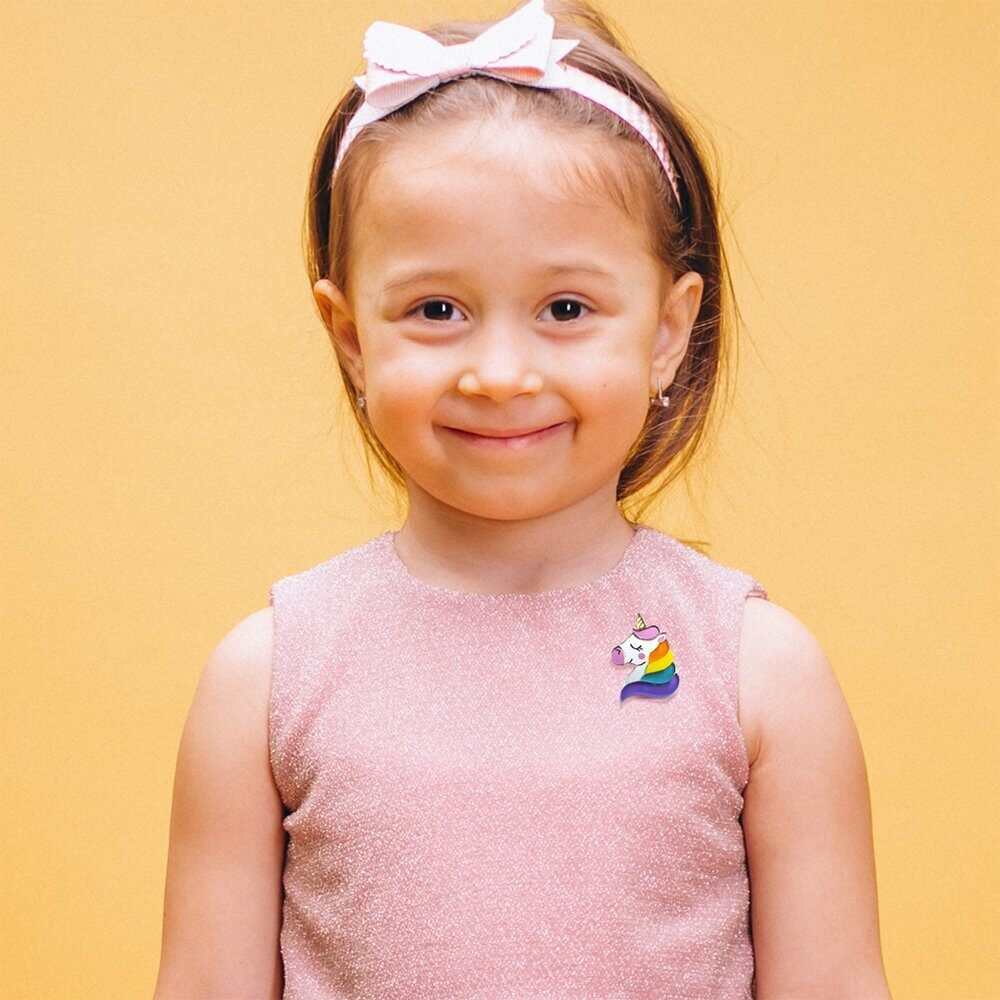 Единорог / Unicorn KINDER , brooch, Color