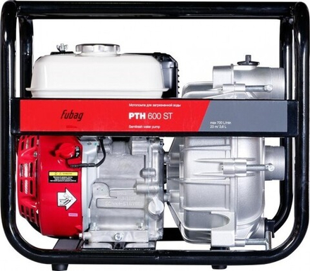 Мотопомпа бензиновая FUBAG PTН 600 ST для слабозагрязненной воды 838216