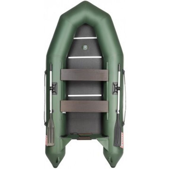 Лодка Тонар Капитан Т290 (киль+пол) зеленая