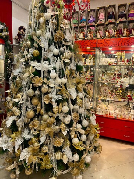 Шар "Серебрянный стеклярус" AXM173