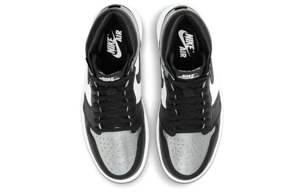 Кроссовки Jordan Air Jordan 1 High Og Retro "Silver Toe" (Женская размерная сетка)
