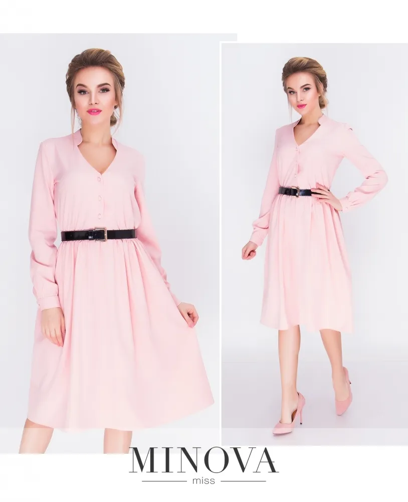 Платье 3092-пудра Minova