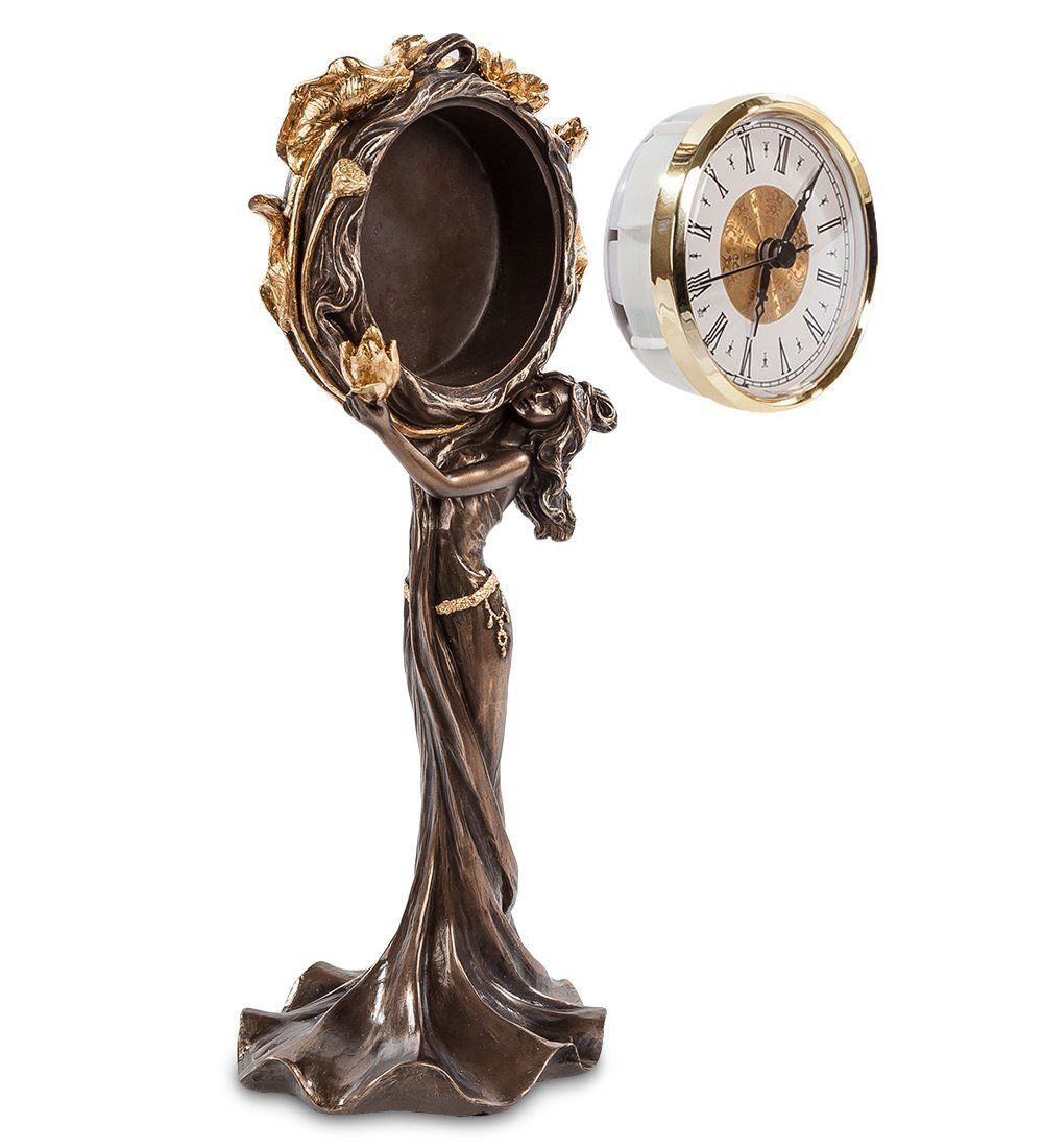 Veronese WS-687/ 2 Часы «Девушка и лотосы»