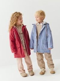 Парка демисезонная на меху "Светлый джинс"