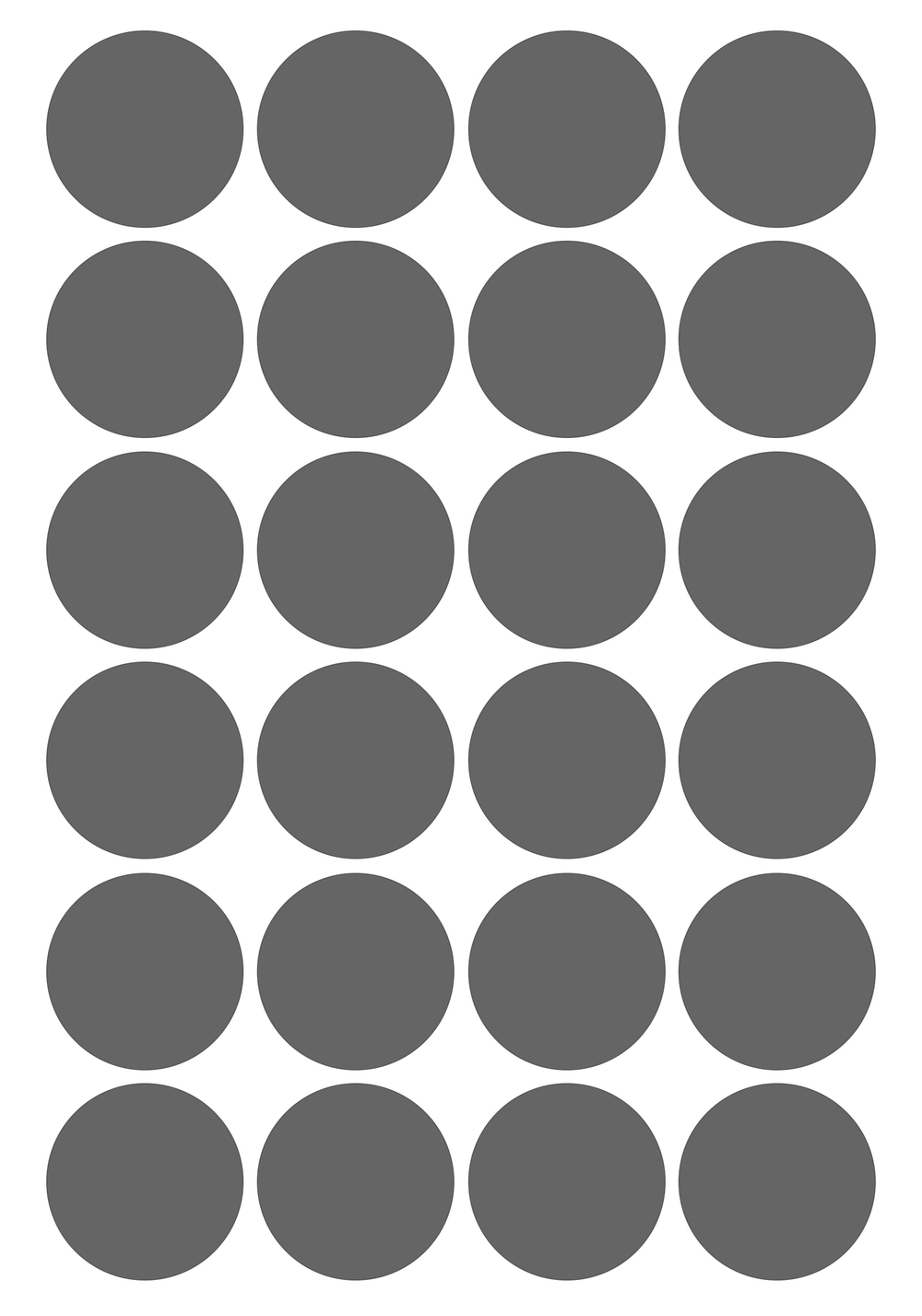 Виниловые наклейки для упаковки и маркировки Policomprint M7. 30 мм. 24 шт.