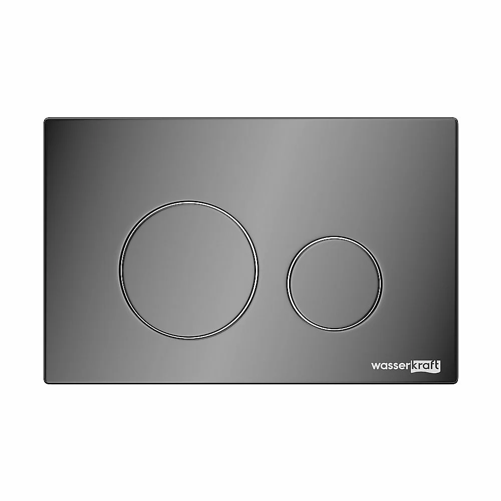 Инсталляция для унитаза WasserKraft Salm 27TLT.010.ME.WH.PB02 белая панель/кнопка черная глянцевая