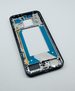 Infinix GT 30 Pro (X6873) - рамка дисплея + шлейф кнопок + триггеров (чёрный)