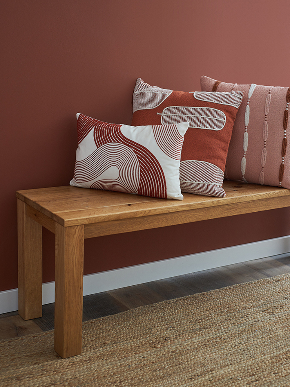 Подушка декоративная feather lines из коллекции ethnic, 30x45