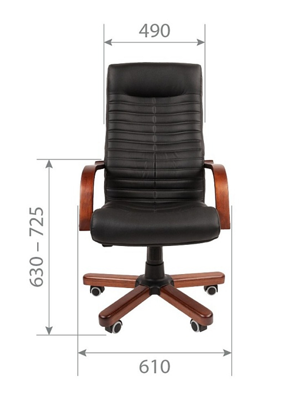 Офисное кресло CHAIRMAN 480WD, экокожа