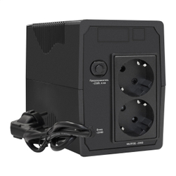 Источник бесперебойного питания Exegate EP285568RUS ИБП ExeGate Power Smart ULB-650.LCD.AVR.EURO &lt;650VA / 360W, LCD, AVR, 2 евророзетки, Black&gt;