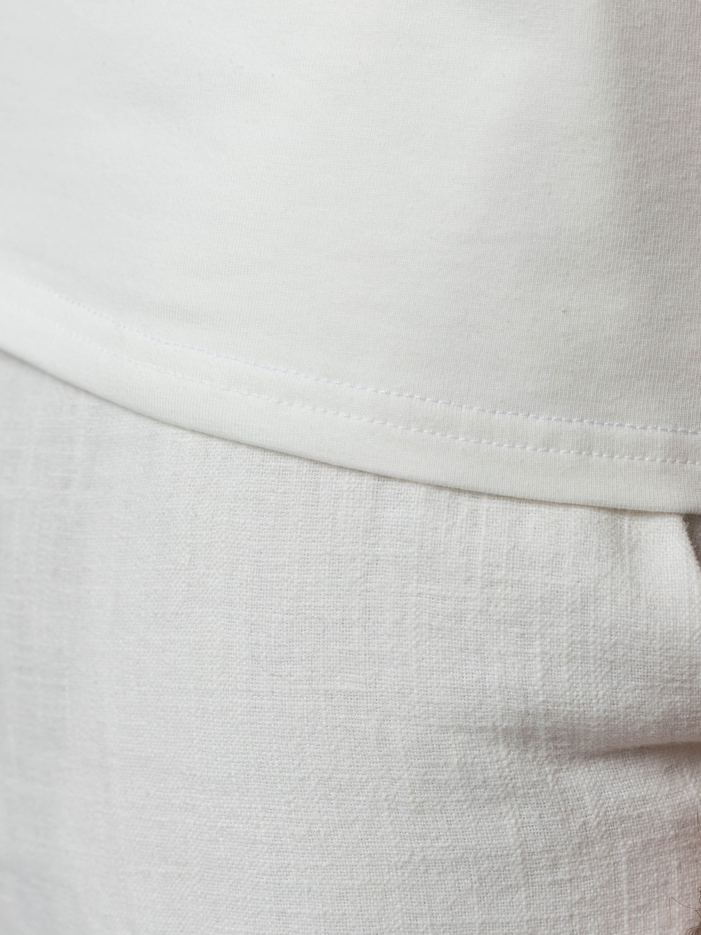 Футболка хлопковая Totemic Clo , базовая, белая