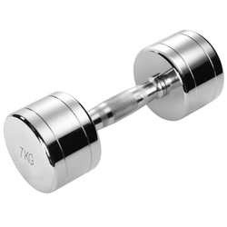 Гантель хромированная 7 кг