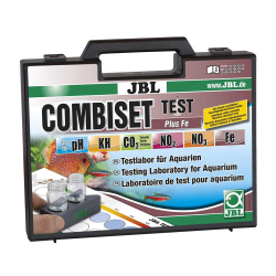 JBL Test Combi Set Plus Fe - набор из 6 тестов (pH, kH, CO2, NO2, NO3 + Fe) для растительных аквариумов в чемоданчике