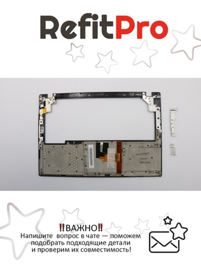 Верхняя панель клавиатуры (топкейс) для ноутбука Lenovo ThinkPad X240 черная, с тачпадом (00HT393), оригинал