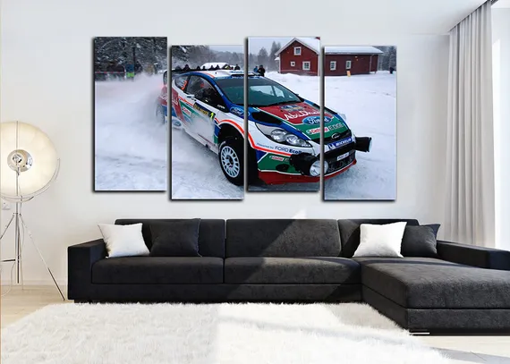 Модульная картина "Зимние ралли"