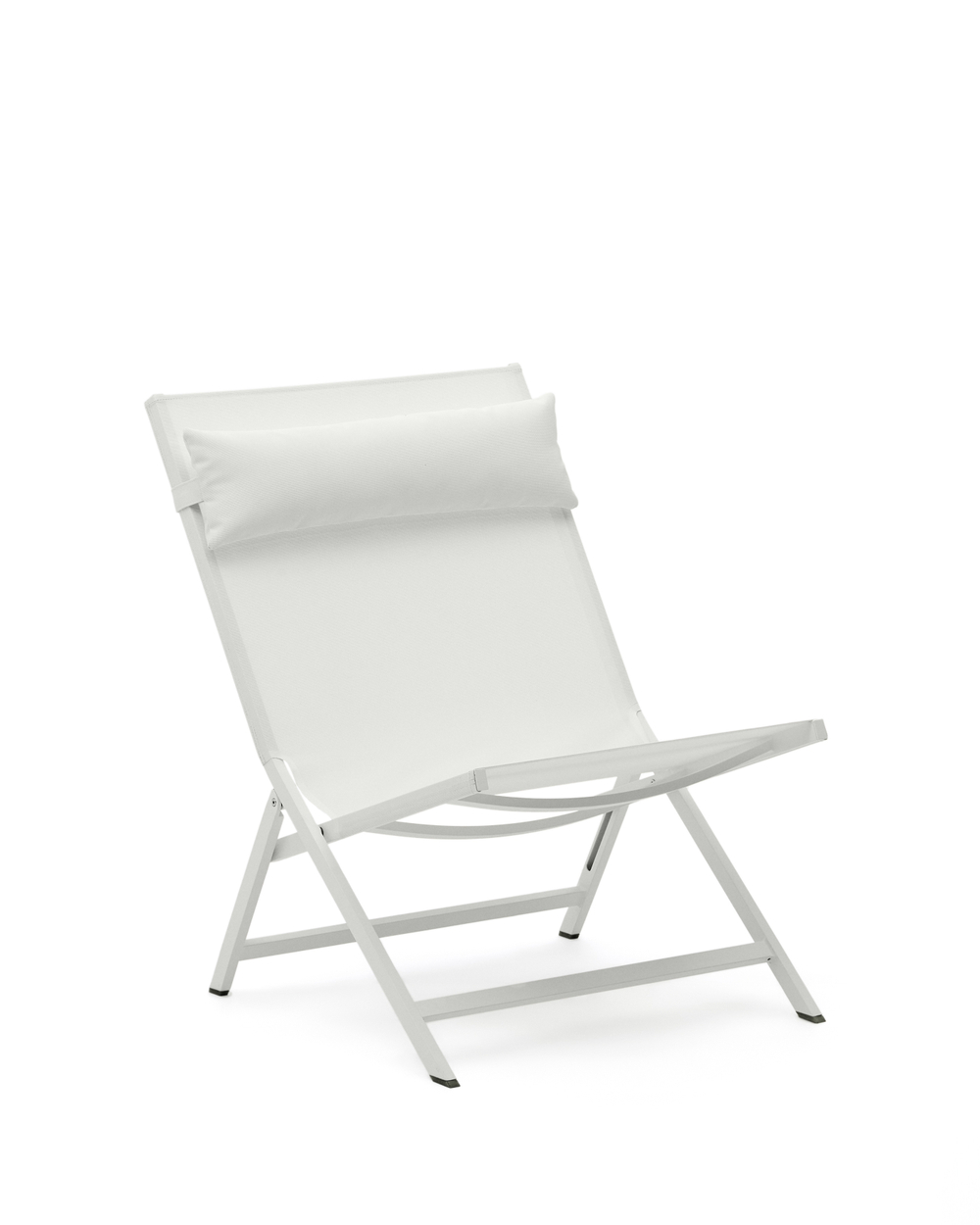 Canutells Складное кресло из алюминия со светло-серой отделкой