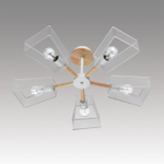 8246/5C COUNTY LN25 000 белый, металл/дерево Люстра потолочная Е27 5*60W 220V IRMA