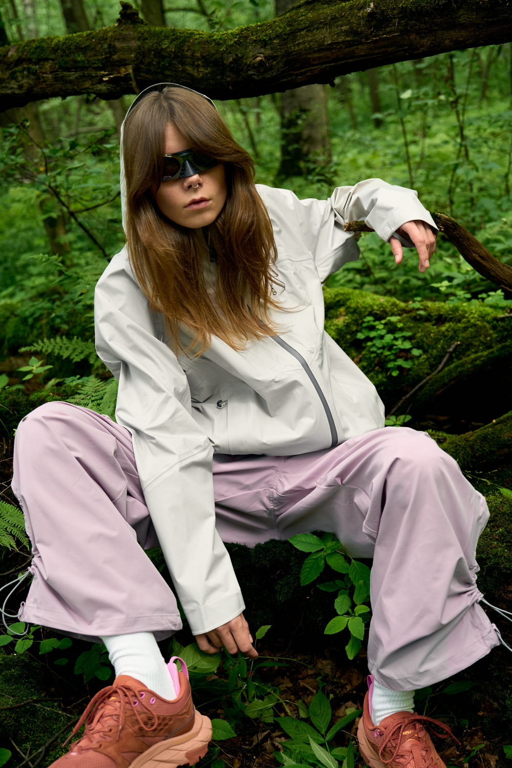 Куртка Nothomme Blue Lightweight Waterproof Moisture-Wicking Hardshell Jacket "Light Grey"