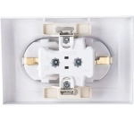 Розетка двойная с заземлением Белый AtlasDesign Schneider Electric