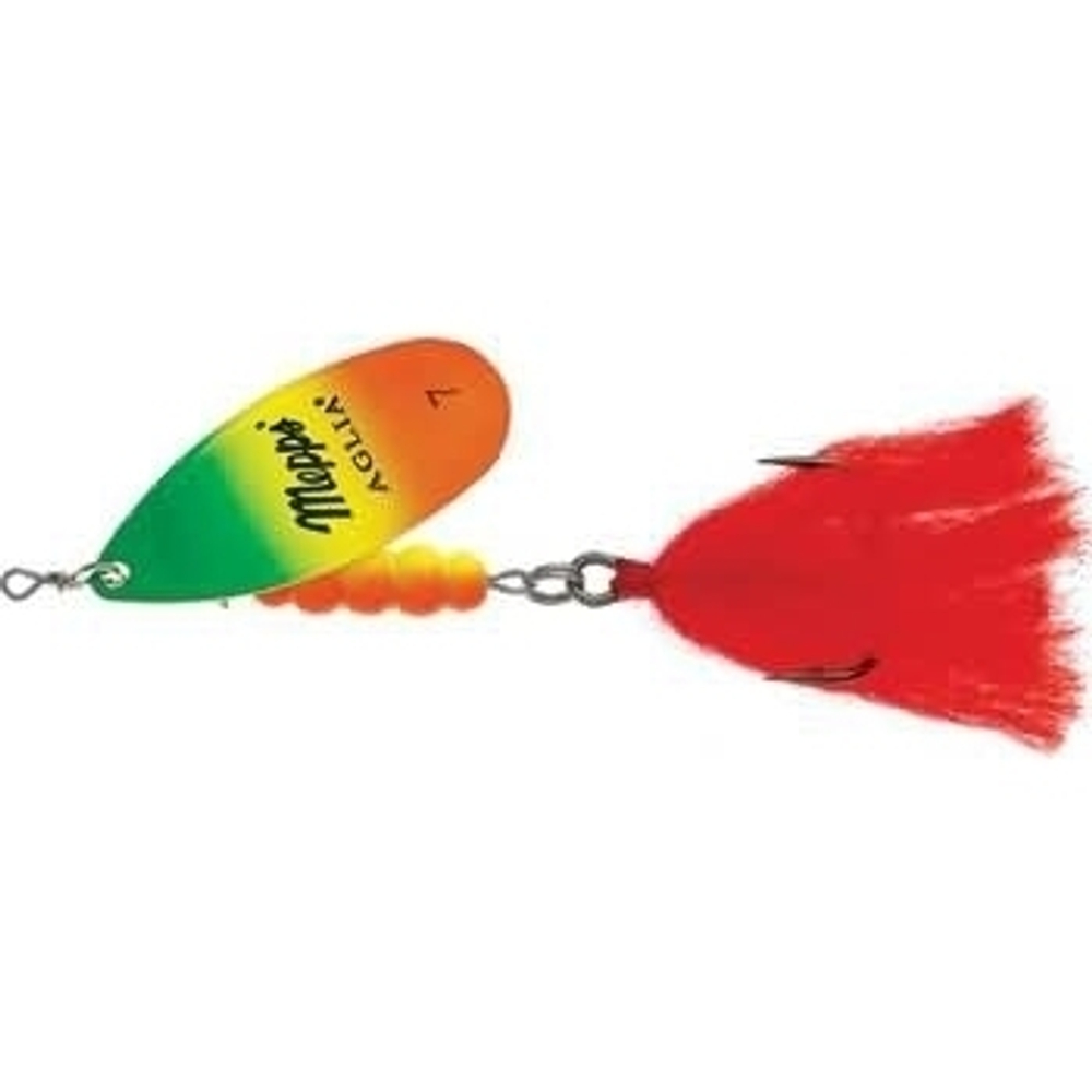 Блесна для рыбалки вращающаяся AGLIA 2, SILVER, 1 штука