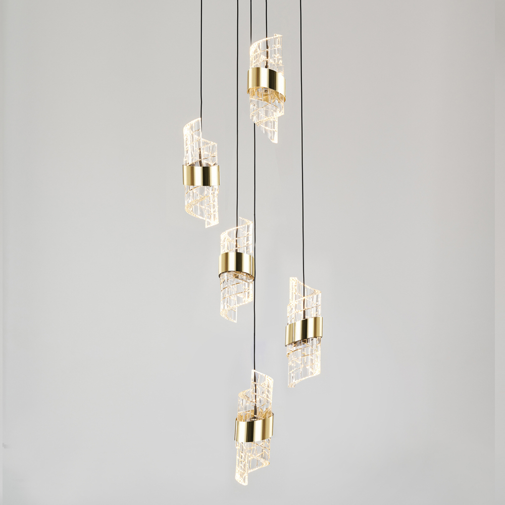 Подвесной светильник MD23001022-5A gold