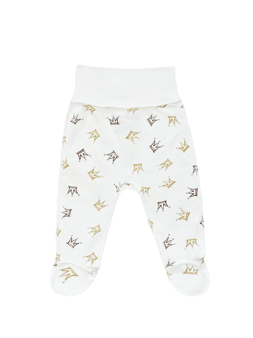 Утепленные ползунки с мягким согревающим начёсом Короны