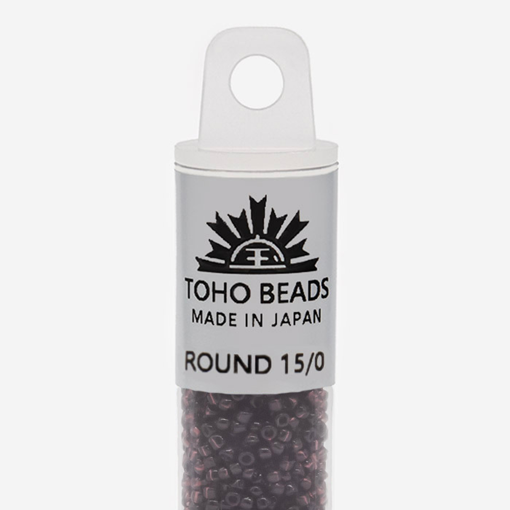 Японский бисер TOHO Round 15/0 (№6C), прозрачный