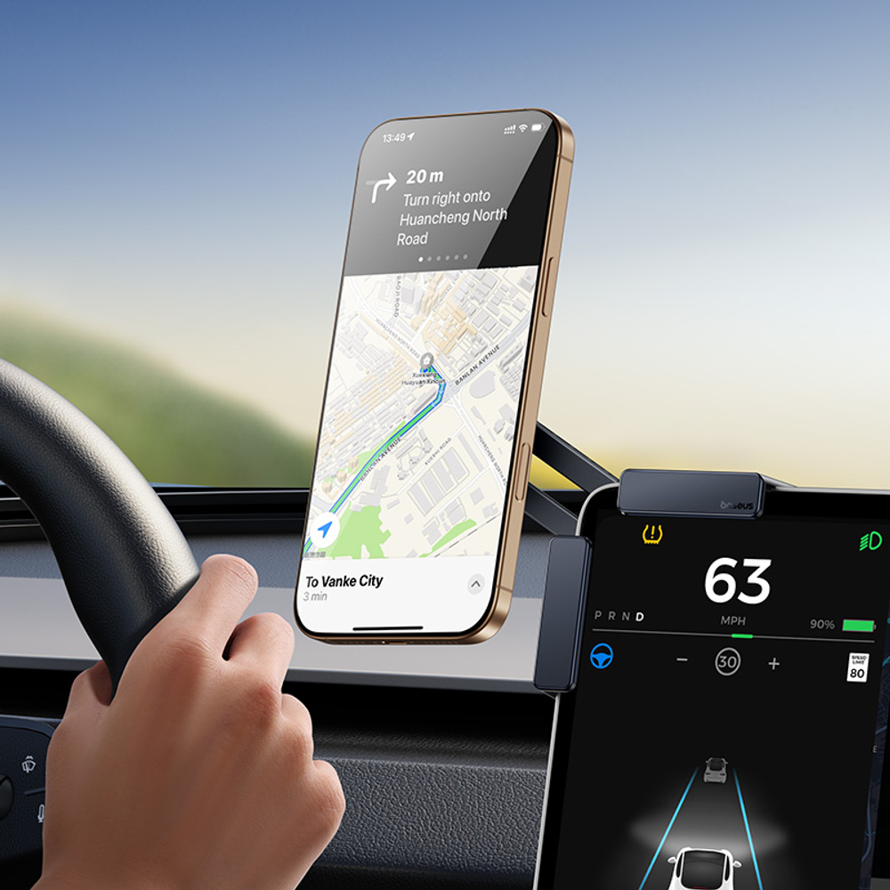 Автомобильный держатель Baseus OS-Baseus T-Space TC1 Central Screen Mount