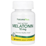 NaturesPlus, Мелатонин, 10 мг, 90 таблеток