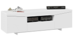Тумба под телевизор напольная Белый Ясень/Дуб Сонома 160х45х48 см