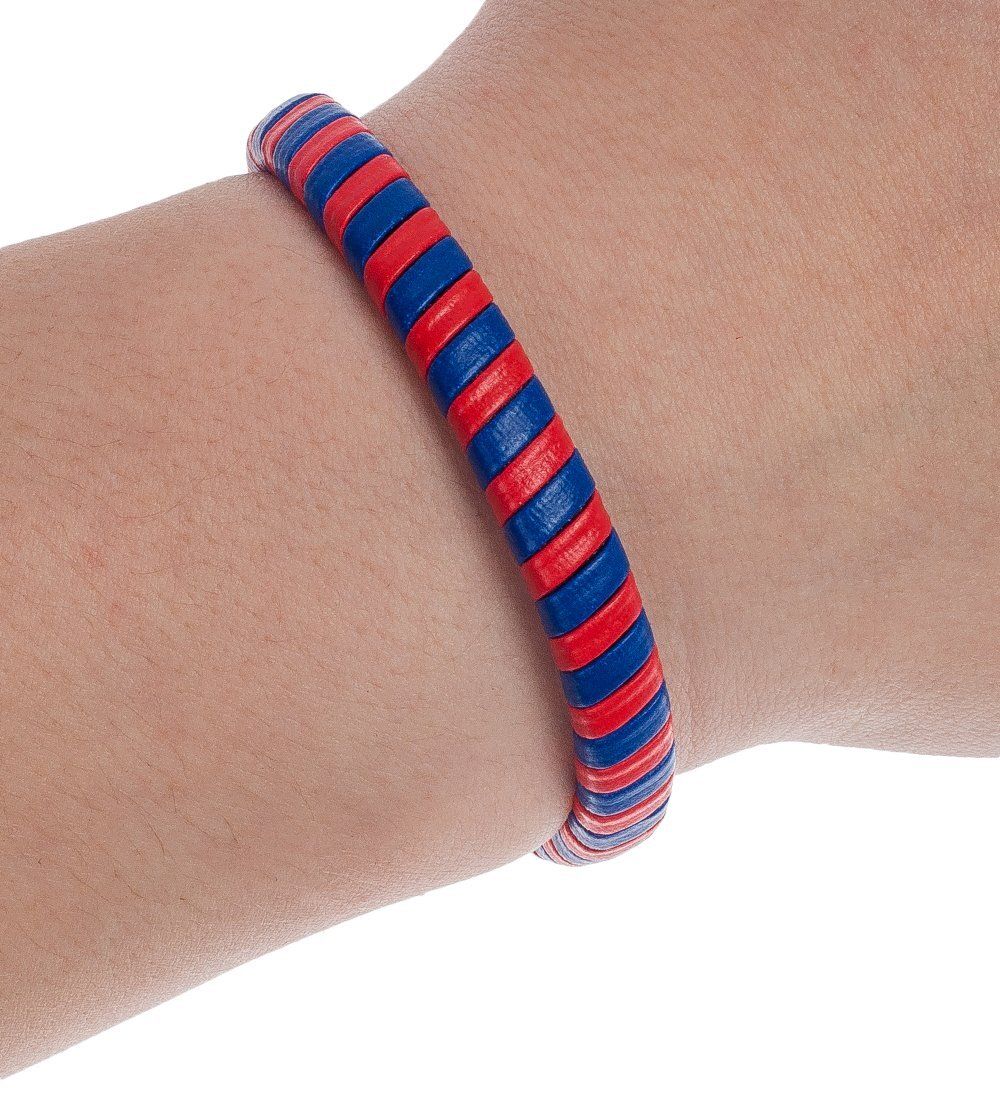 Y-BKB048 Браслет цветной нат.кожа