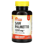 Sundance Vitamins, Пальма сереноа, 1200 мг, 100 капсул с быстрым высвобождением