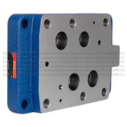 G157/01 - Стальная плита для монтажа клапанов типоразмера Ду32, стандарт ISO 4401-10/ CETOP10