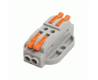 Клемма электромонтажная Stekker 39501 LD222-429, 0.08-4 мм, проходная, для фазных проводников,1 шт