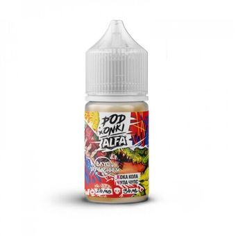 Жидкость PODONKI ALFA VAPE NEW Salt 2% ULTRA 30 ml - Кока Кола Чупа Чупс