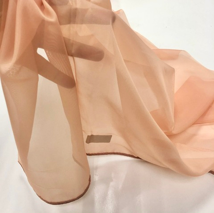 Вуаль с утяжелителем Arya арт.Turkuaz col. 2015 оранжевый (высота 295 см, Турция)